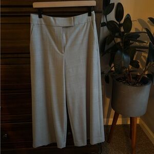 Club Monaco Light Gray Wide-Leg Pants
